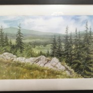 Выставка акварели Сергея Малышева фотографии