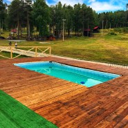 Зона с бассейном в СК «Уктус» фотографии