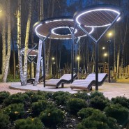 Открытие новой детской площадки в парке Маяковского фотографии