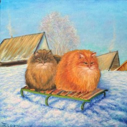 Выставка «Коты и Ангелы»