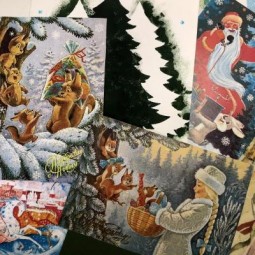 Музейная мастерская «История новогодней открытки»