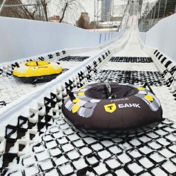Т-Банк Горка в парке Маяковского зима 2024-25