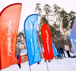 Снежная заруба 2026 в парке Маяковского