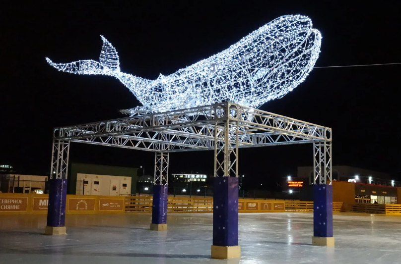 Каток «Северное сияние» в Парке Маяковского